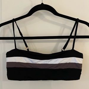 L*Space Rebel Stripe Bikini Top